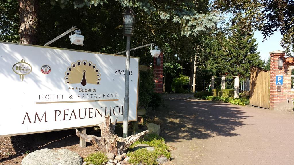 Hotel Restaurant Am Pfauenhof Quakenbruck Exterior photo